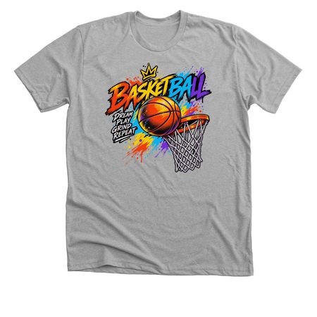 Em?s Basketball Journey, a Athletic Heather Premium Unisex Tee