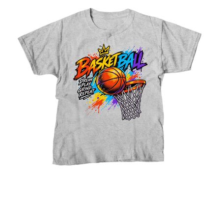 Em?s Basketball Journey, a Sport Grey Youth Unisex Tee