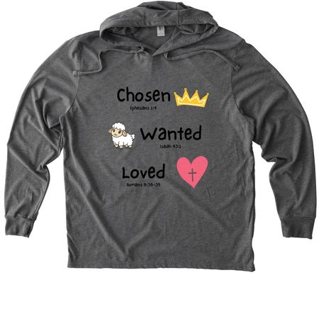 Chosen., a Aluminum Grey Allmade Eco Triblend Hoodie Tee