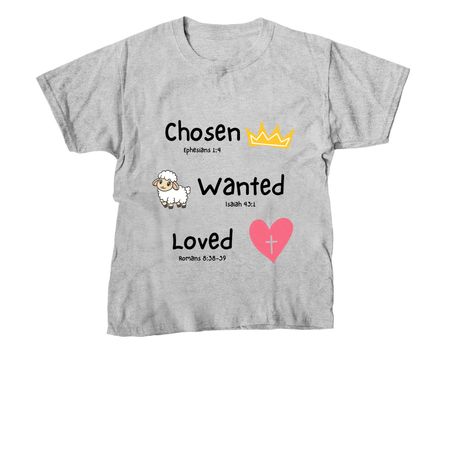 Chosen., a Sport Grey Youth Unisex Tee