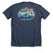 Derema SHOWDOG Shirt 2026, a Heather Navy Premium Unisex Tee (back-view)