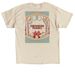 Crooked Diehl Limited Edition Crawdad Tee, a Sand Classic Unisex Tee (back-view)