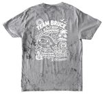 Here's Brucey!&nbsp;, a Smoke Comfort Colors Colorblast Tee (back-view)