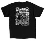 Here's Brucey!&nbsp;, a Black Classic Unisex Tee (back-view)