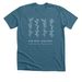 Grow Wild. Grow Kind., a Heather Deep Teal Premium Unisex Tee