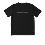 You Can Play Athleticwear, a Black Youth Performance Tee (back-view)