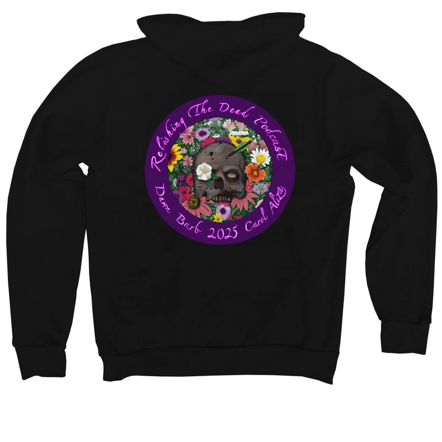 Soft Hoodie TC Art, a Black Premium Pullover Hoodie (back-view)