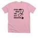 make the day brighter, a Heather Pink Premium Unisex Tee