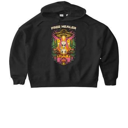 FREE HEALER, a Black Stanley/Stella Women?s Stella Nora Pullover Hoodie