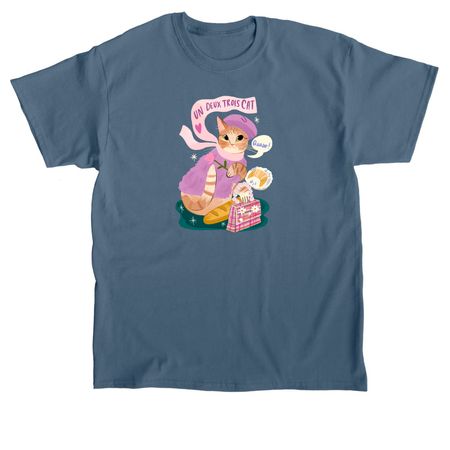 Frenchy French Honeybelle, a Indigo Blue Classic Unisex Tee