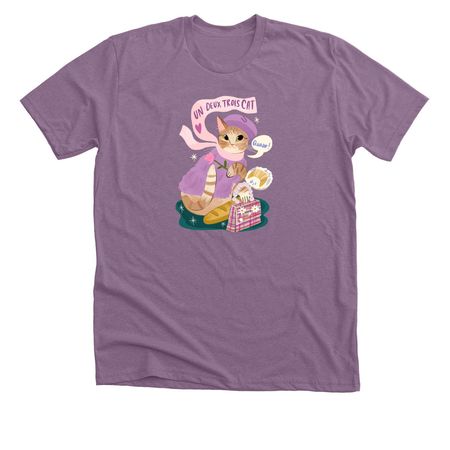Frenchy French Honeybelle, a Heather Purple Premium Unisex Tee