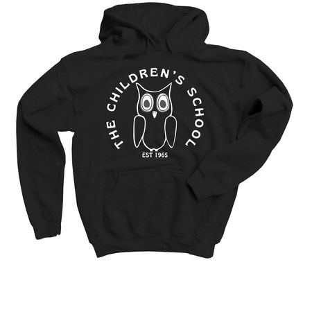 Owl Design - Dark Background, a Black Youth Pullover Hoodie
