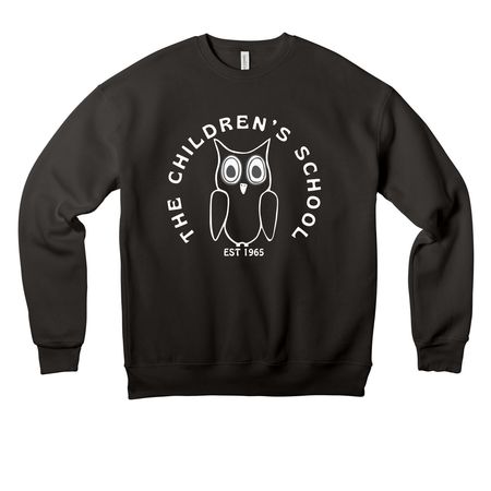 Owl Design - Dark Background, a Black Premium Drop Shoulder Sweatshirt