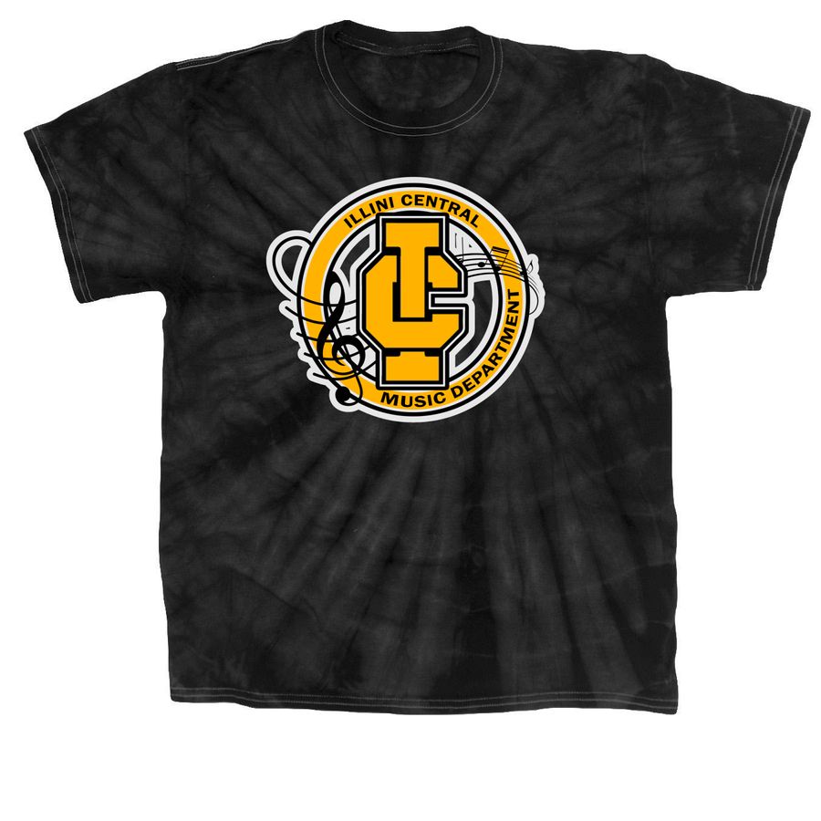 Tie Dye Tee, a Black Classic Tie Dye Tee