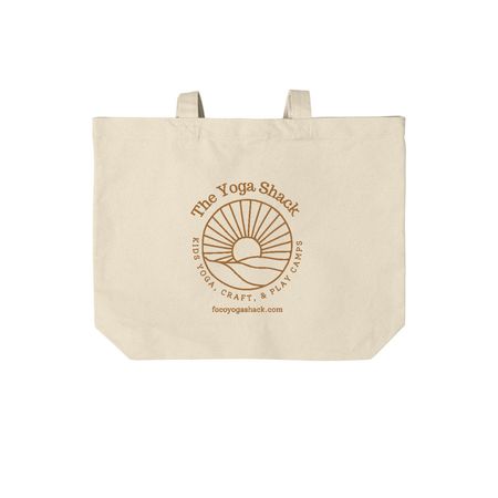 Help send another kid to camp!, a Natural Cotton Canvas Tote Bag
