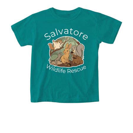 Kids Critters, a Seafoam Comfort Colors Youth Tee