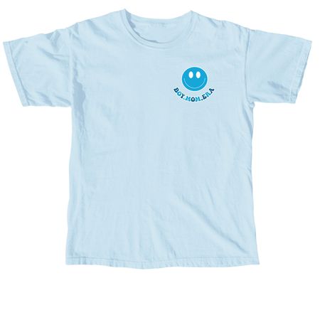 Groovy Boy Mom Shirt, a Chambray Comfort Colors Unisex Tee