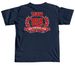 ISDE Portugal 2026, a True Navy Comfort Colors Unisex Tee (back-view)