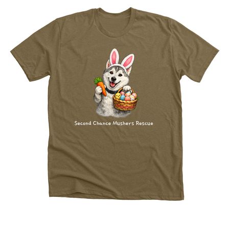 Hoppy Easter, a Heather Olive Premium Unisex Tee