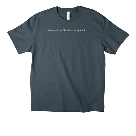 Generations Church Young Adults, a Vintage Navy Unisex Heavyweight Tee