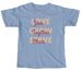 Love-Grow-Serve, a Washed Denim Comfort Colors Unisex Tee