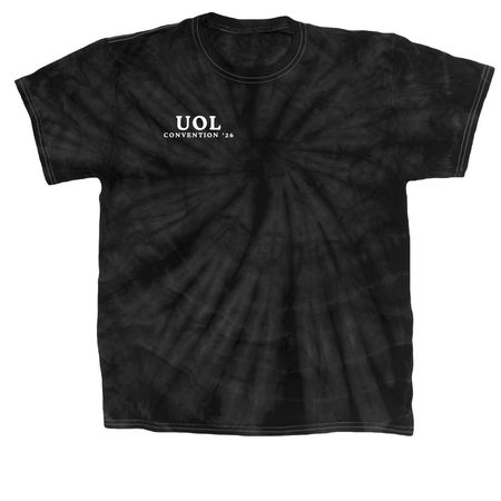UOL Convention 2026, a Black Classic Tie Dye Tee