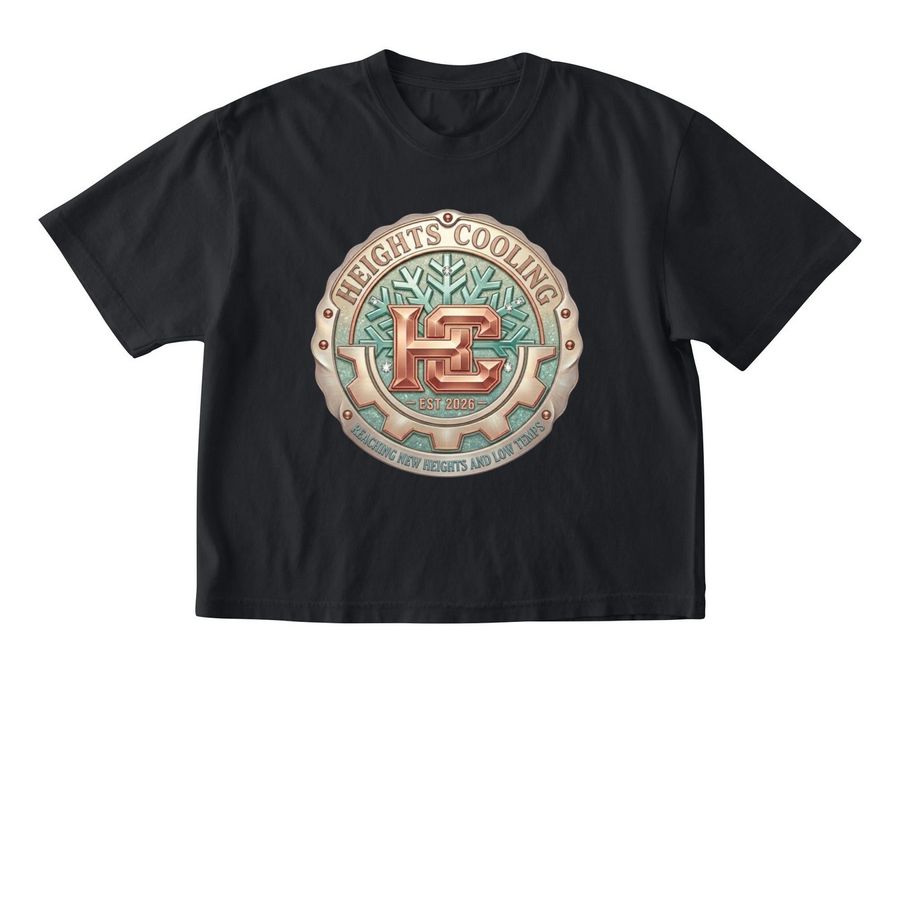 Heights Cooling Life's a Beach collection&nbsp;, a Black Comfort Colors Boxy Tee