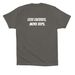 Lift Lodge Studio Apparel&nbsp;, a Asphalt Premium Cotton Tee (back-view)