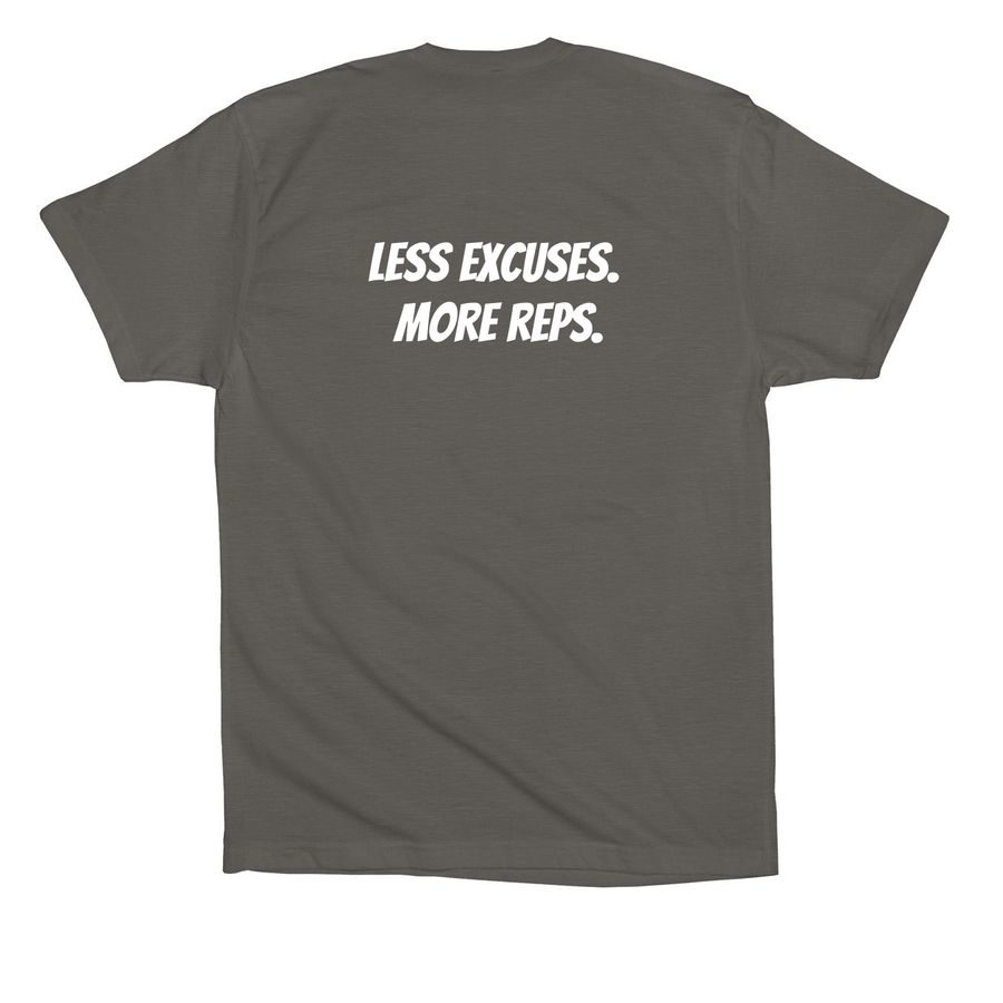 Lift Lodge Studio Apparel&nbsp;, a Asphalt Premium Cotton Tee (back-view)