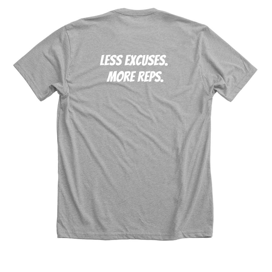 Lift Lodge Studio Apparel&nbsp;, a Athletic Heather Premium Unisex Tee (back-view)