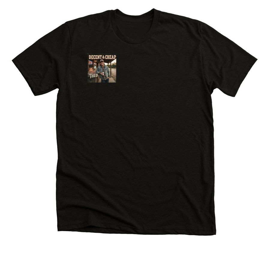THEO Logos&nbsp;, a Solid Black Blend Premium Unisex Tee