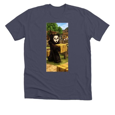 Going Farming, a Heather Midnight Navy Premium Unisex Tee