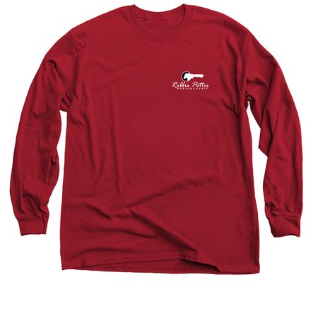 RPH Fall Layers Collection | Front Logo Only, a Cardinal Red Classic Long Sleeve Tee