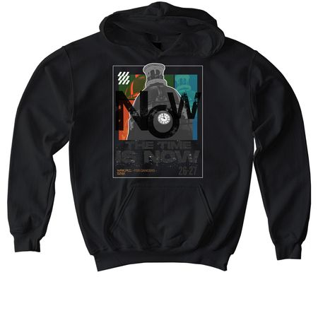 SZN X Tee, a Black Softstyle Youth Pullover Hoodie