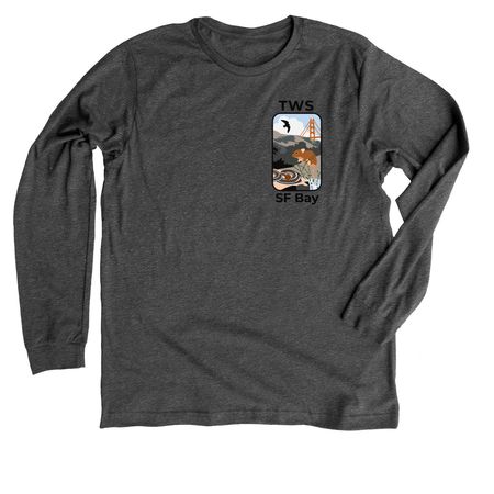 TWS SF Bay Chapter, a Athletic Heather Premium Long Sleeve Tee