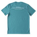 Wear Teal Day 2026, a Oceanic Teal Allmade Heavyweight Recycled Cotton Tee (back-view)
