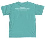 Wear Teal Day 2026, a Seafoam Comfort Colors Unisex Tee (back-view)