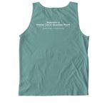 Wear Teal Day 2026, a Seafoam Comfort Colors Tank Top (back-view)