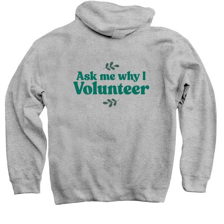 First Step Volunteer, a Sport Grey Pullover Hoodie