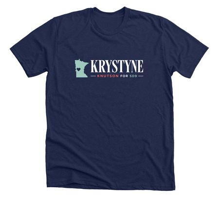 Krystyne for SD9 Fundraiser, a Solid Navy Blend Premium Unisex Tee
