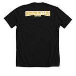 We Are The Clips Collection, a Solid Black Blend Premium Unisex Tee (back-view)
