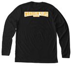 We Are The Clips Collection, a Solid Black Blend Premium Long Sleeve Tee (back-view)