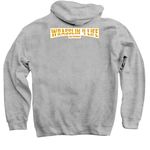 We Are The Clips Collection, a Sport Grey Pullover Hoodie (back-view)
