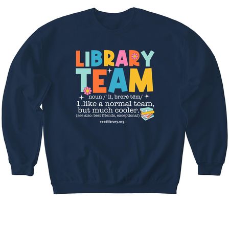 Team RML, a Navy Softstyle Crewneck Sweatshirt