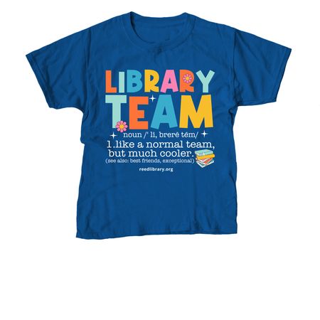 Team RML, a Royal Blue Youth Unisex Tee