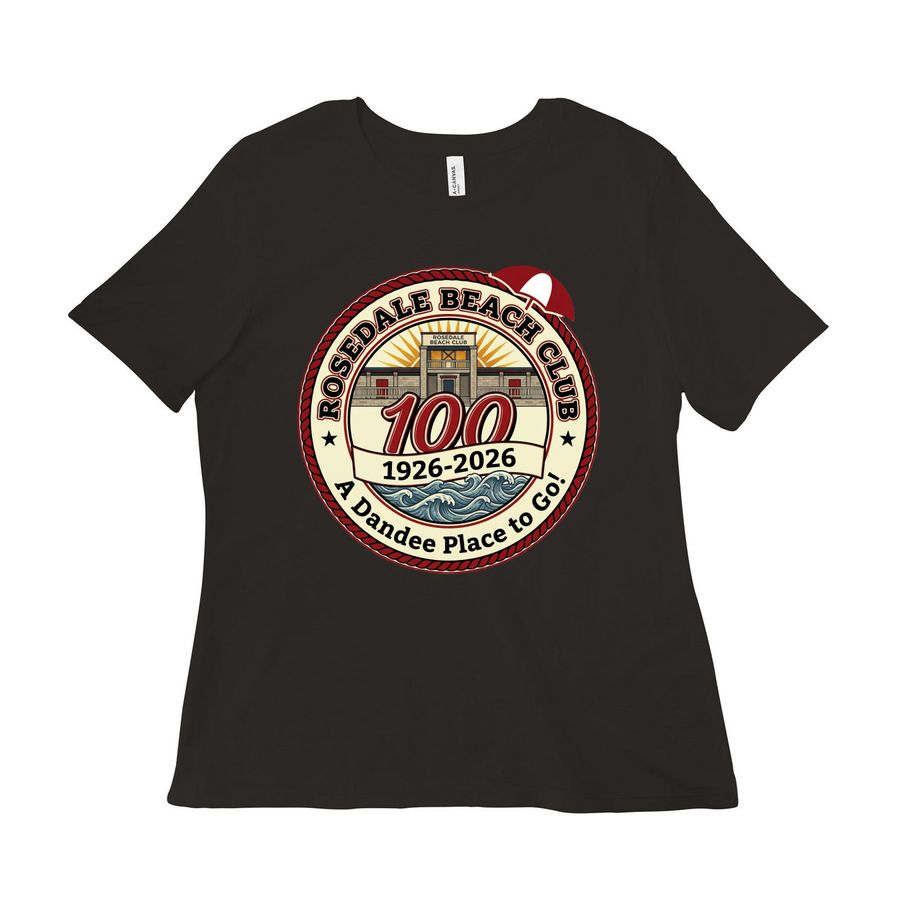Centennial for Women, a Black Women?s Relaxed Cotton Tee