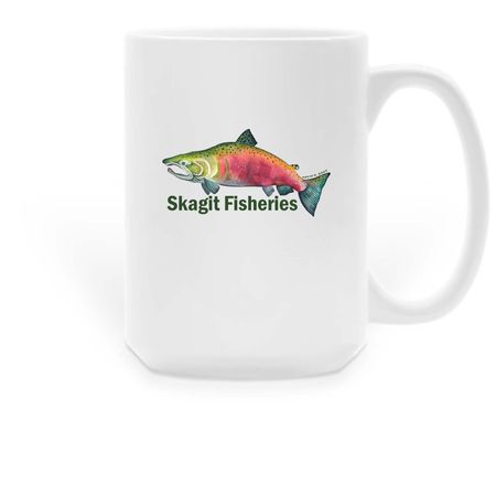 Help Support our Monitoring Programs, a White Large Coffee Mug