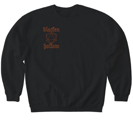 Blackenhollow, a Black Softstyle Crewneck Sweatshirt