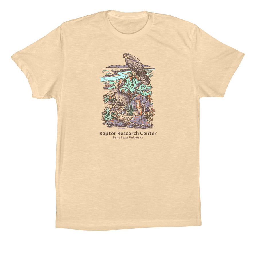 Raptor Research & Conservation, a Soft Cream Premium Cotton Tee