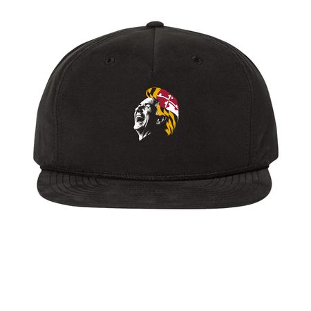 MD Del Hat '25, a Black Printed Umpqua Snapback Cap